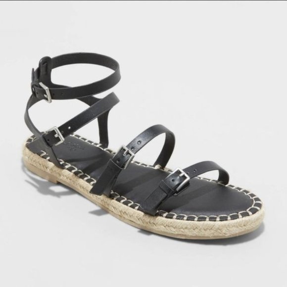 Universal Thread Shoes - Women's Joann Gladiator Sandals Black - Universal Thread